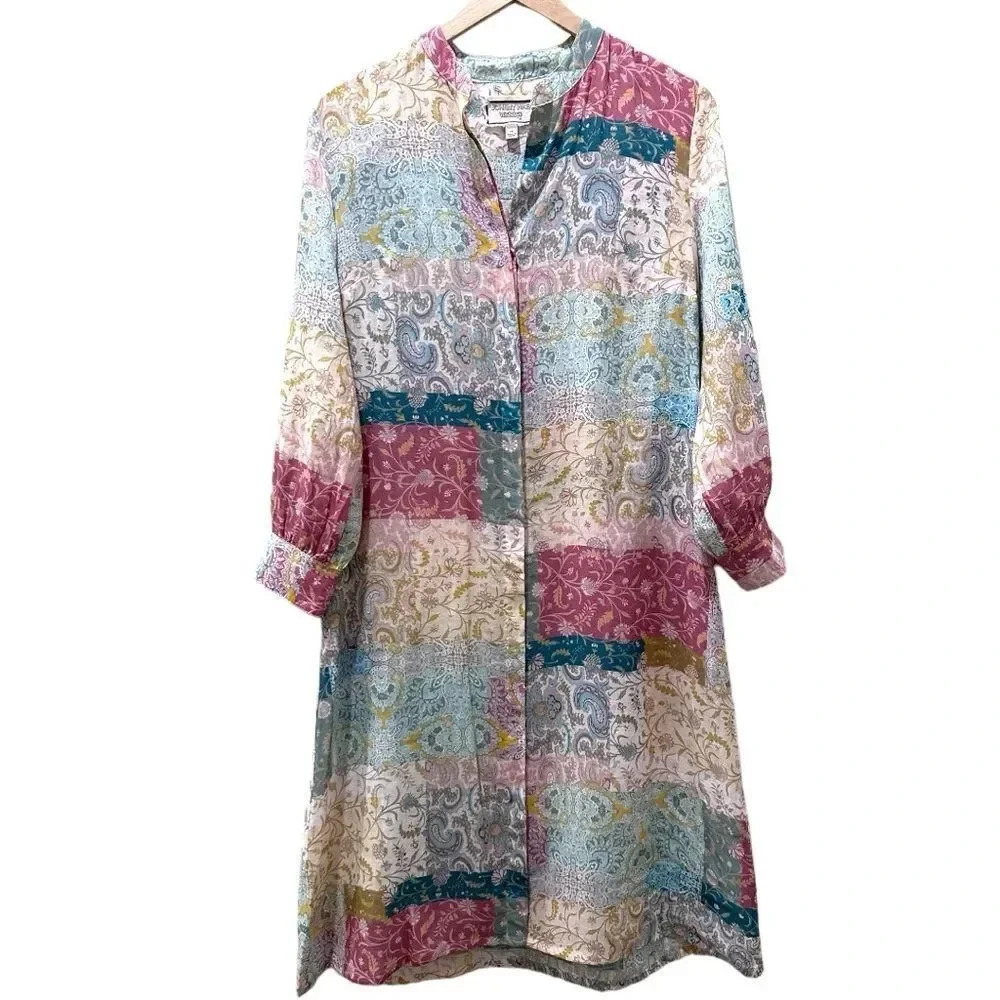 Johnny Was MARSEILLE GARDEN SEASIDE DRESS - Picture 4 of 13
